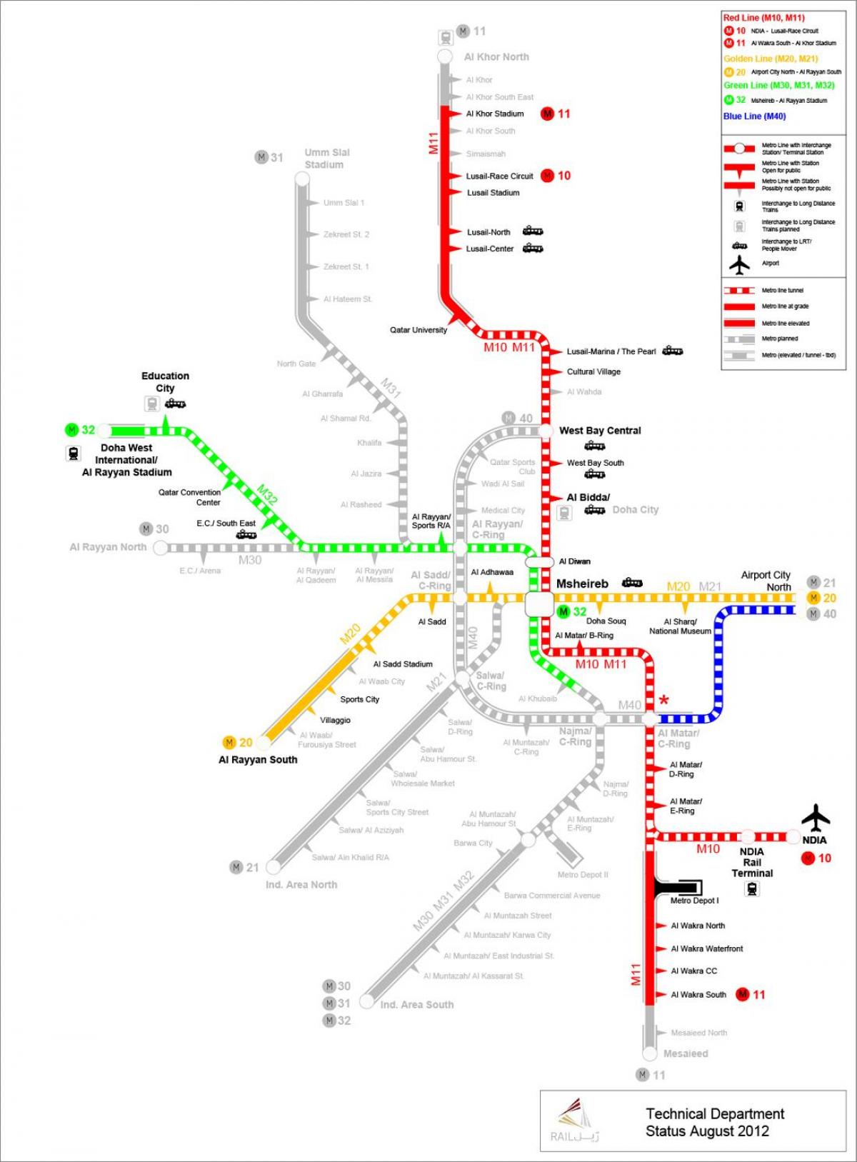 kataras metro žemėlapis