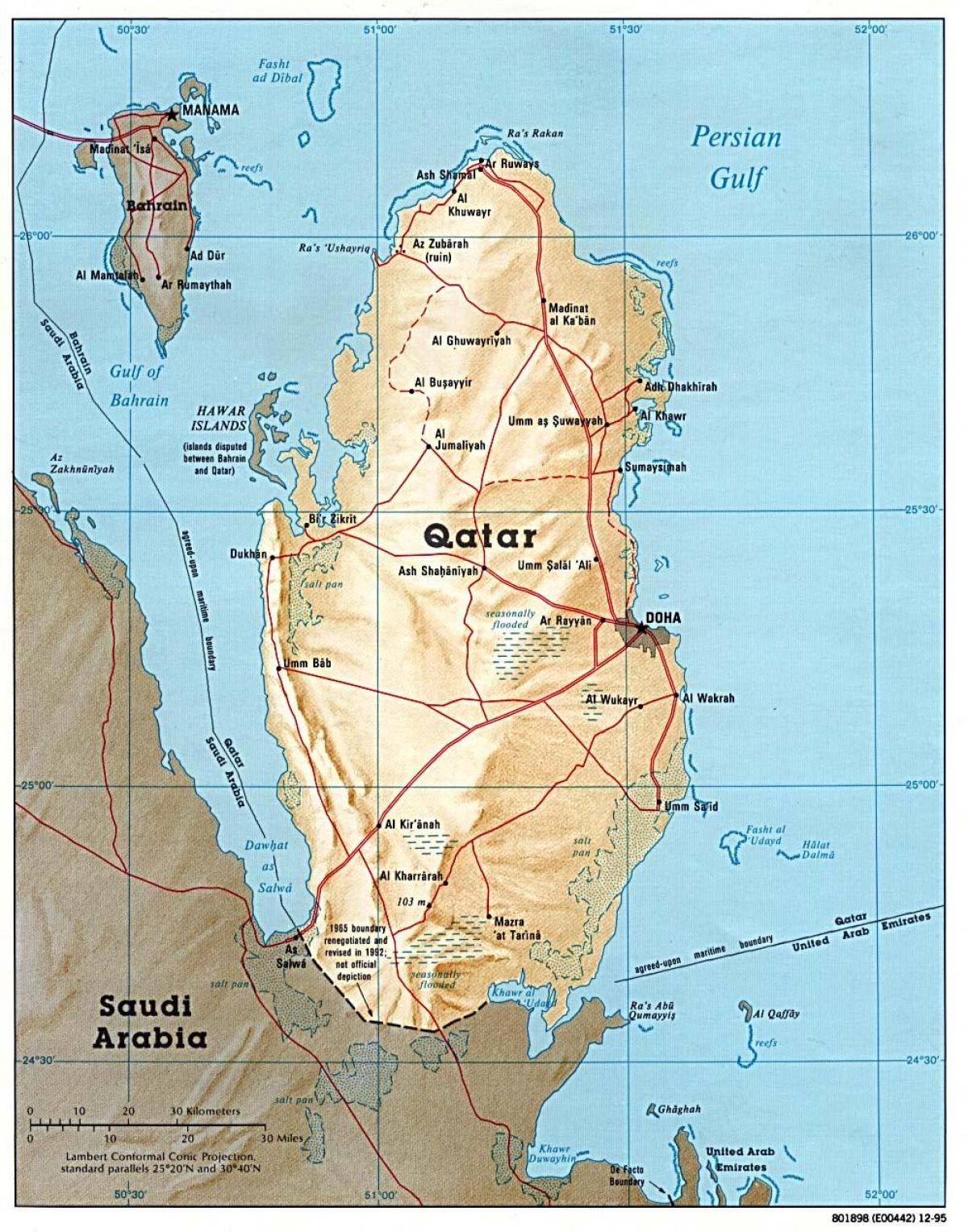 kataras pilnas žemėlapis
