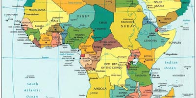 Žemėlapis kataras afrika 