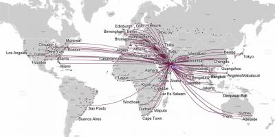 Maršruto žemėlapį kataras airways